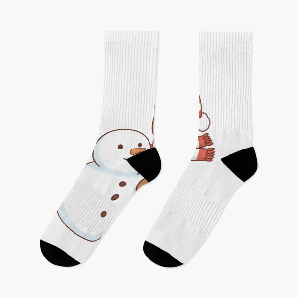 Item preview, Kawaii Gingerbread Man & Snowman designed and sold by BloodMoonDesigns.