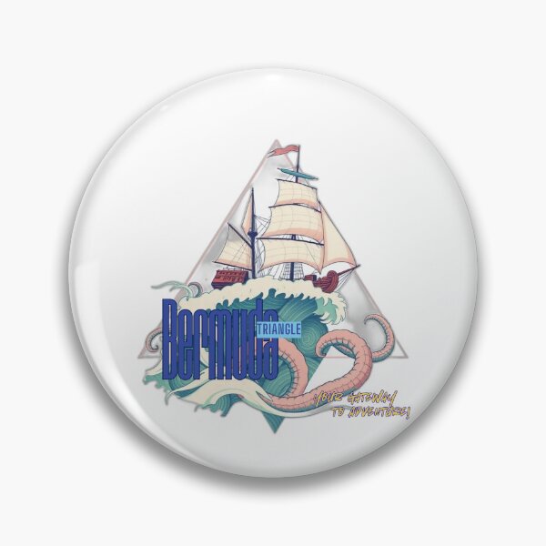 Item preview, Bermuda Triangle Gateway to Adventure – Retro Kraken & Ship Travel Poster designed and sold by NSB-Design.