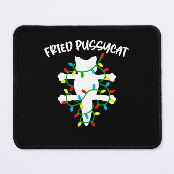 Item preview, Fried Pussycat Cat With Christmas Lights Christmas Vacation Scene designed and sold by jakaun.