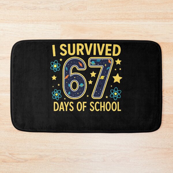 Item preview, I Survived 67 Days Of School Hanukkah 67 Festive Dreidel Gelt Design Six Seven 6 7 designed and sold by jakaun.