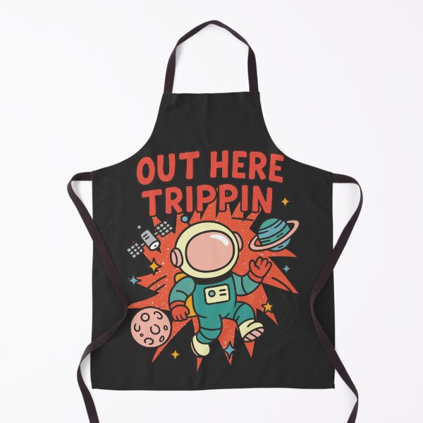 Item preview, Out Here Trippin Space Explorer Astronaut designed and sold by CamaleonDesigns.