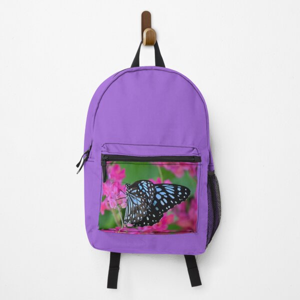 Item preview, Blue Tiger butterfly (Tirumala hamata) on a coral vine designed and sold by WildAuraAussie.