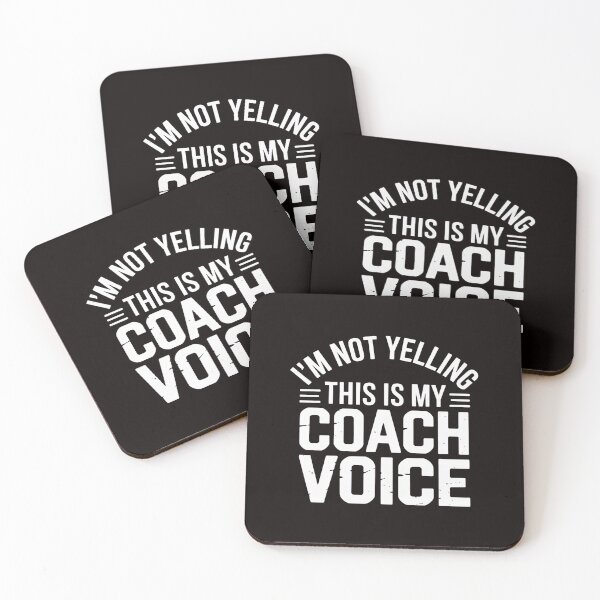 Item preview, I'm Not Yelling This Is My Coach Voice designed and sold by LapFemile.