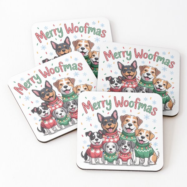 Item preview, christmas Dog merry woofman designed and sold by Uglyandcute.