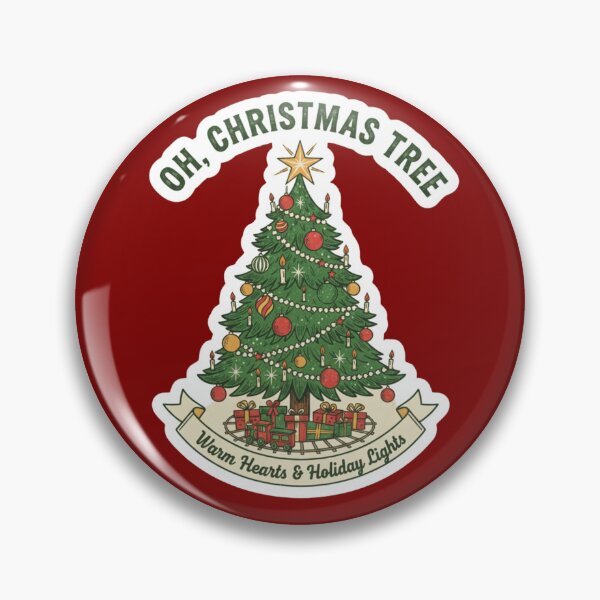 Item preview, Retro Christmas Tree Holiday Lights and Presents designed and sold by ArtzyFlow.