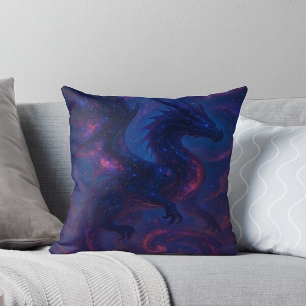 Item preview, Cosmic Galaxy Dragon in Nebula Skies – Celestial Fantasy Art designed and sold by leen12 Art Designs Prints.