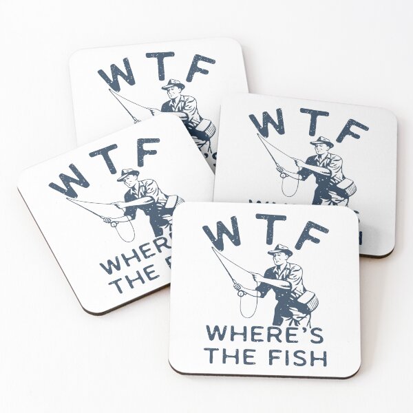 Item preview, WTF Where's The Fish designed and sold by CloudyPress.