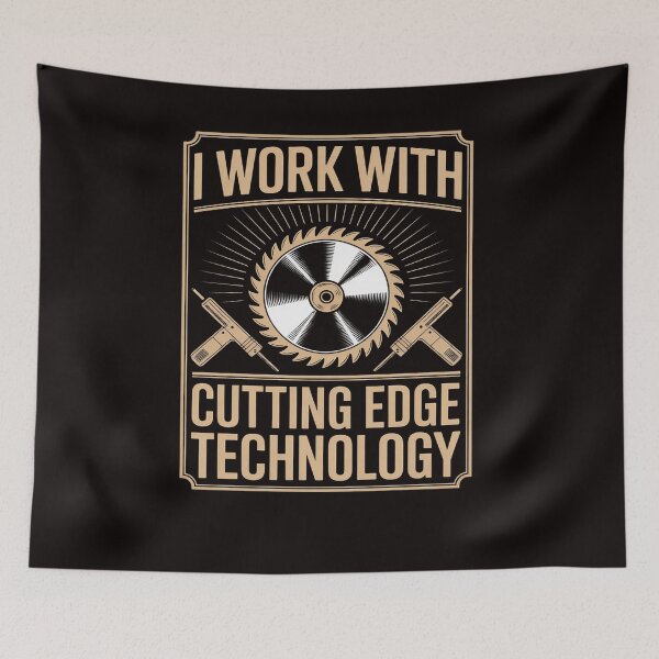 Item preview, I Work With Cutting Edge Technology designed and sold by LapFemile.