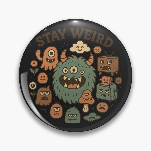 Item preview, Stay Weird Furry Monster Club  designed and sold by CamaleonDesigns.