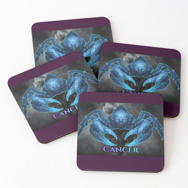 Item preview, Cancer Ice Zodiac - Frozen Crab Mysthical Sea Beast designed and sold by GreennieArt.