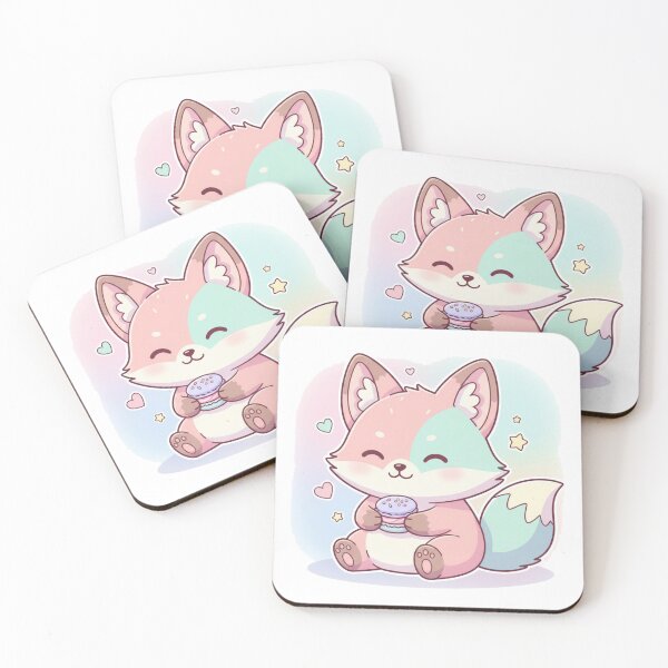 Item preview, Little Fox Enjoying a Treat designed and sold by BloodMoonDesigns.
