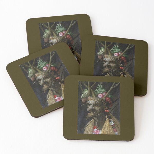 Item preview, The four seasons in one head Giuseppe Arcimboldo designed and sold by Quietest Riot.