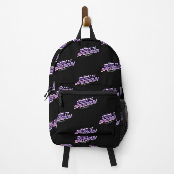 Item preview, Born to Speedrun – Retro Gamer Text Design designed and sold by PHRASEandSTYLE.