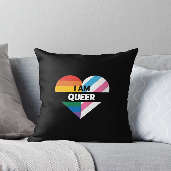 Item preview, Progress Pride Heart Flag - I Am Queer designed and sold by MicanCuteStore.
