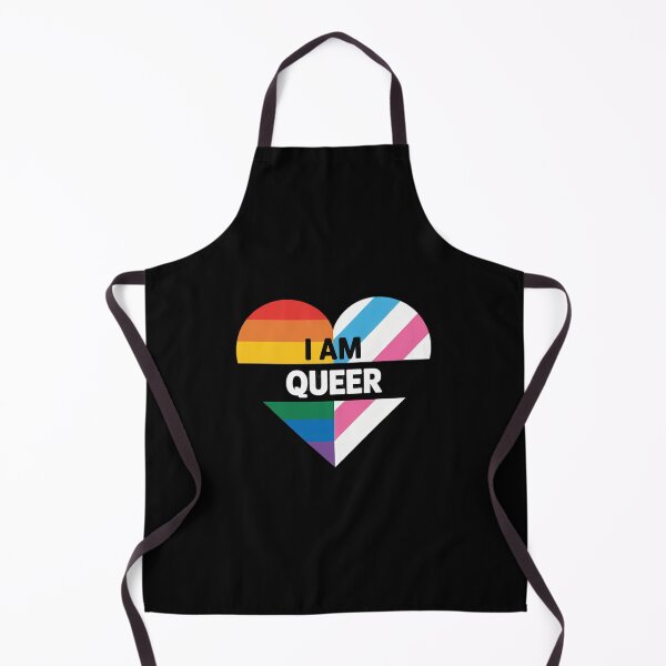 Item preview, Progress Pride Heart Flag - I Am Queer designed and sold by MicanCuteStore.