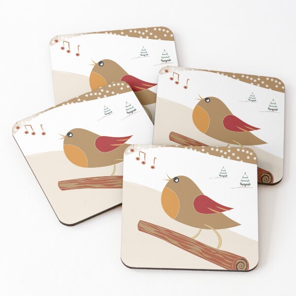 Item preview, CHIRPY ROBIN SNOWY SCENE designed and sold by Susan Marie Williams.