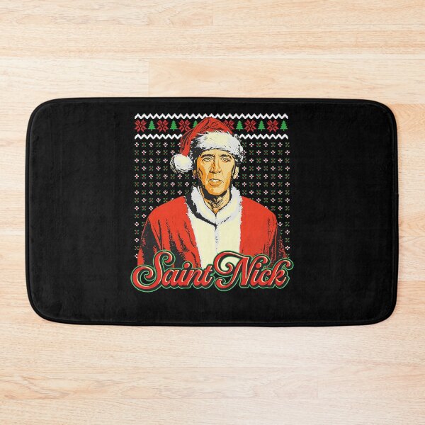 Item preview, Nicolas Cage Santa Claus Saint Nick Merry Christmas Ugly Sweater Style designed and sold by pansak.