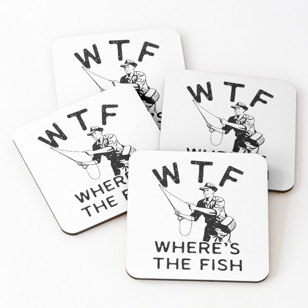 Item preview, WTF Where's The Fish designed and sold by CloudyPress.