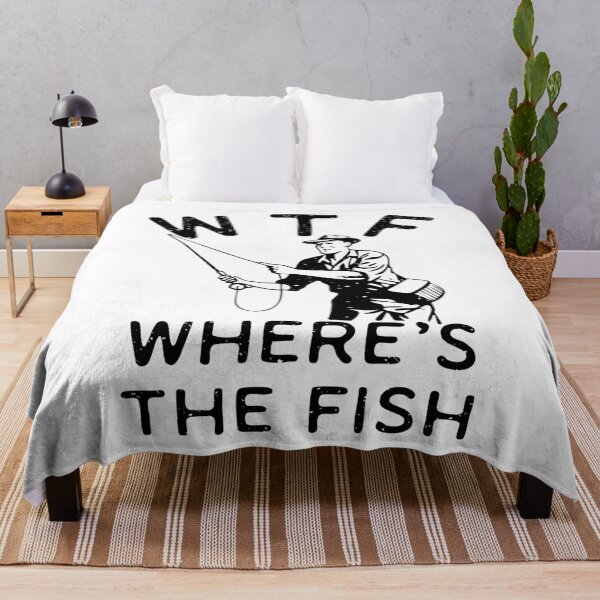 Item preview, WTF Where's The Fish designed and sold by CloudyPress.