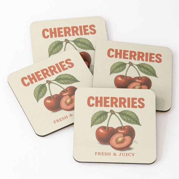 Item preview,  Vintage cherries Fruit Market designed and sold by CamaleonDesigns.