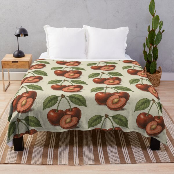 Item preview,  Vintage cherries Fruit Market designed and sold by CamaleonDesigns.