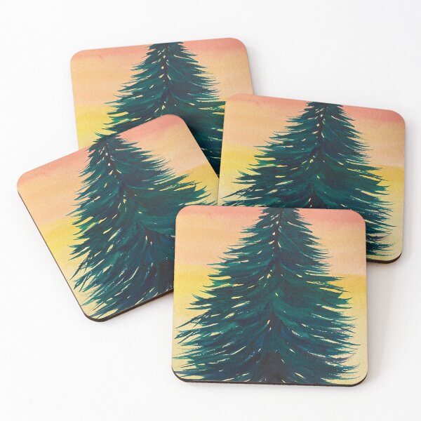 Item preview, Pine Tree at Sunset designed and sold by Lisa Neuman Watercolors.