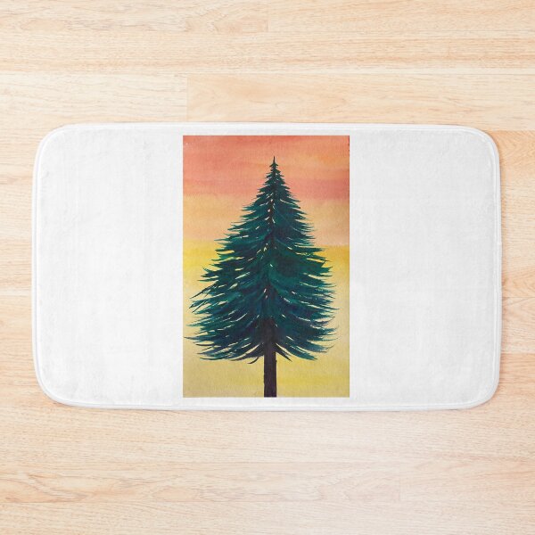Item preview, Pine Tree at Sunset designed and sold by Lisa Neuman Watercolors.
