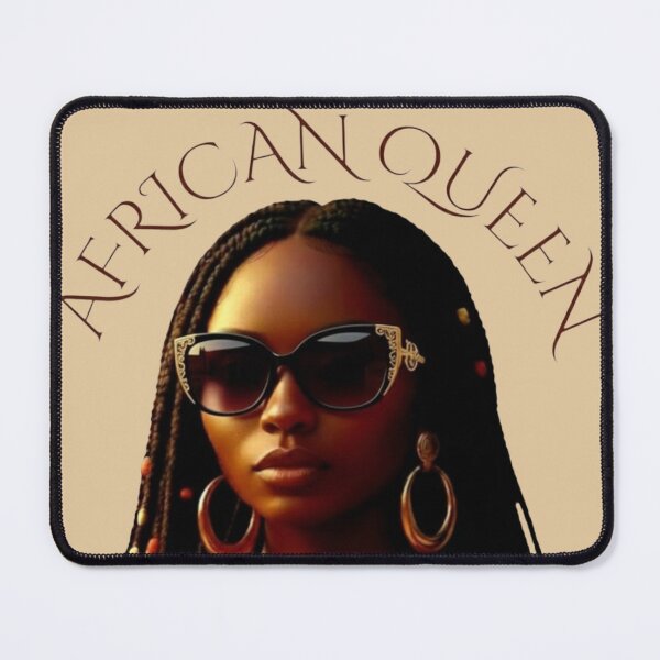 Item preview, Cool Queen in Shades | Chic African Woman Portrait | designed and sold by Art's Diner.