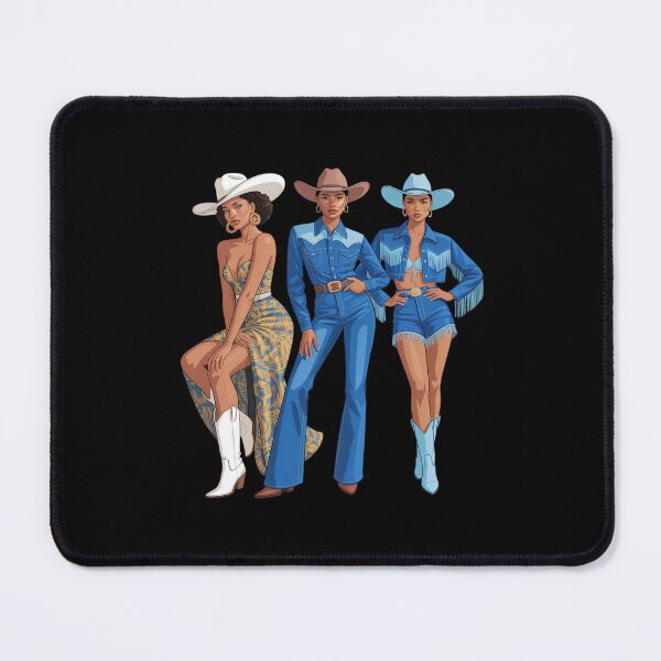 Item preview, Denim Black African American Cowgirl Western Country Texas designed and sold by ShelFisher.