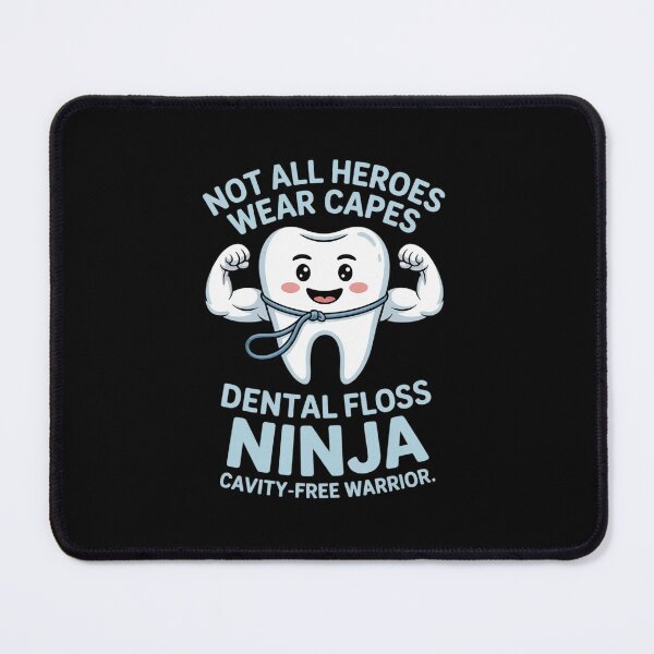 Item preview, Dental Floss Ninja Cavity Free Warrior designed and sold by ShelFisher.