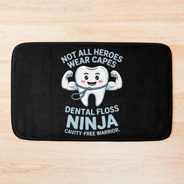 Item preview, Dental Floss Ninja Cavity Free Warrior designed and sold by ShelFisher.