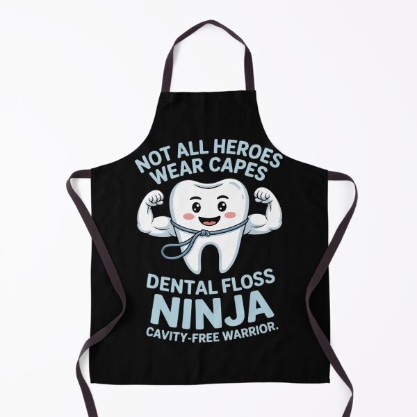 Item preview, Dental Floss Ninja Cavity Free Warrior designed and sold by ShelFisher.