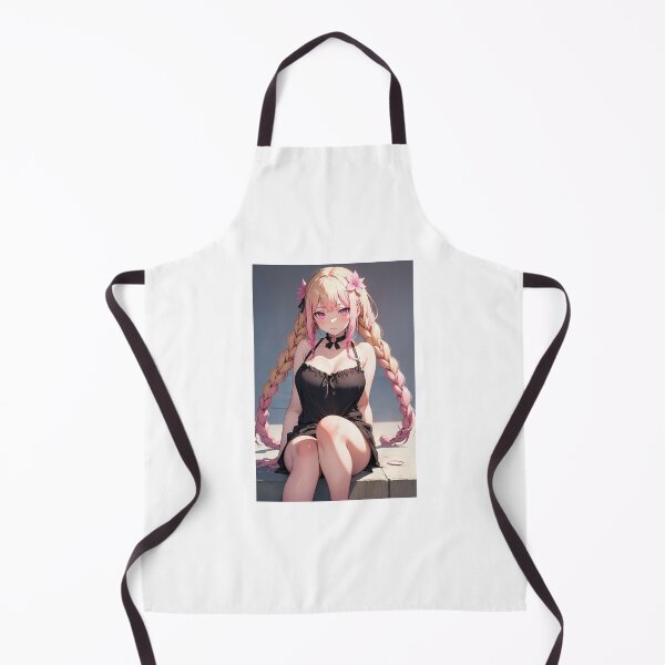 Item preview, Sweet Idol Anime Portrait: Natsumi Onitsuka in Black Ruffled Dress designed and sold by iloveanimechibi.