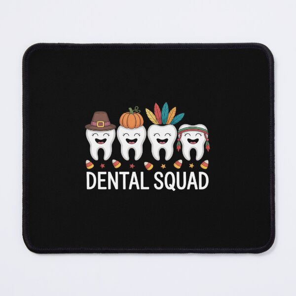 Item preview, Dental Squad Thanksgiving Teeth Funny Fall Hygiene Dentist designed and sold by ShelFisher.