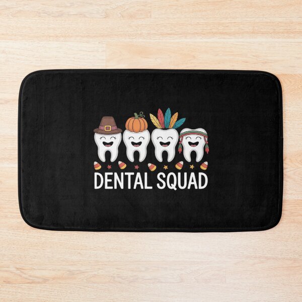 Item preview, Dental Squad Thanksgiving Teeth Funny Fall Hygiene Dentist designed and sold by ShelFisher.