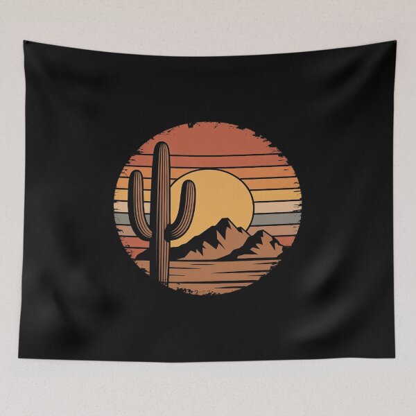 Item preview, Desert Sunset with Saguaro Cactus designed and sold by ShelFisher.