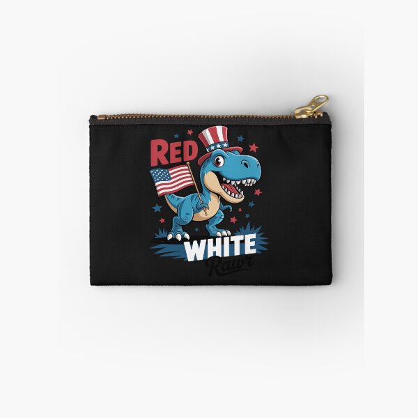 Item preview, Red White And Rawr Funny Dino T-rex Dinosaurus 4th July USA designed and sold by TAYLOROUSDALE.
