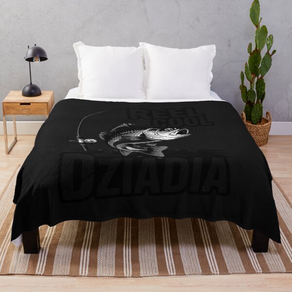 Item preview, Reel Cool Dziadzia Design with Fish and Fishing Rod Grandpa designed and sold by TAYLOROUSDALE.
