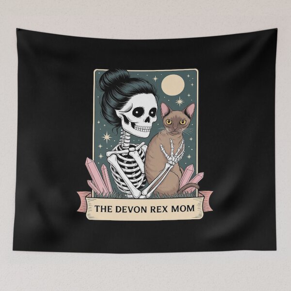 Item preview, Devon Rex Mom Tarot Card designed and sold by ShelFisher.