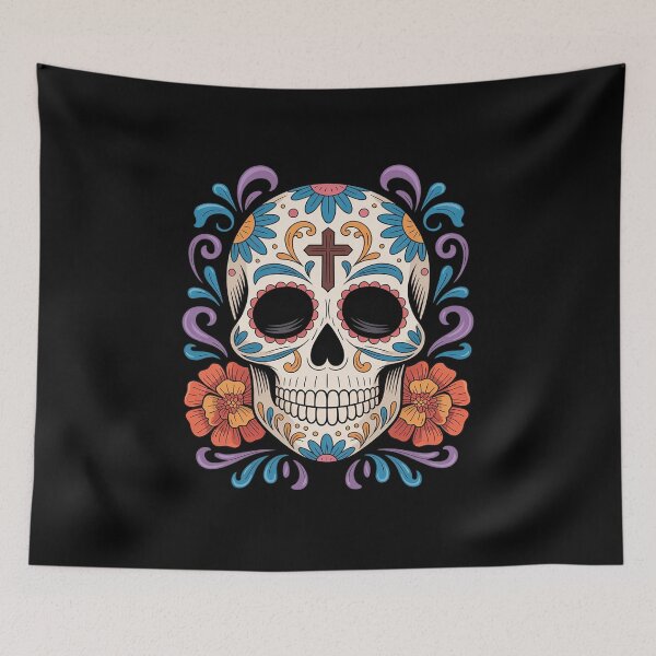 Item preview, Día de Los Muertos Sugar Skull Mexican designed and sold by ShelFisher.