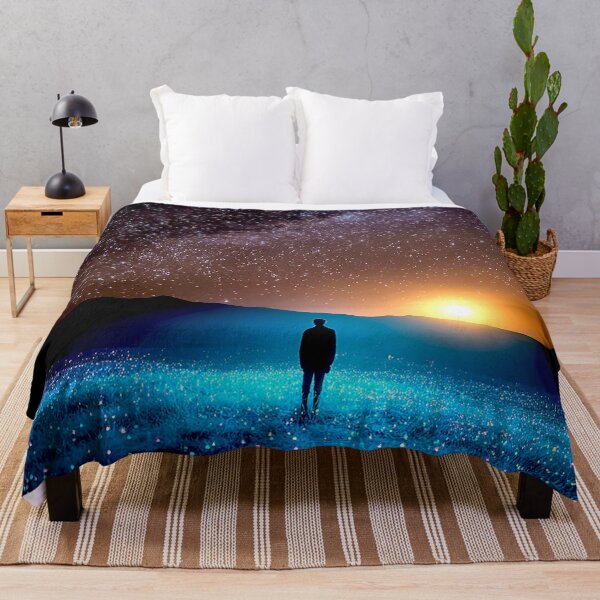 Item preview, Starlit Wanderer Under a Cosmic Sky designed and sold by Exodoi.