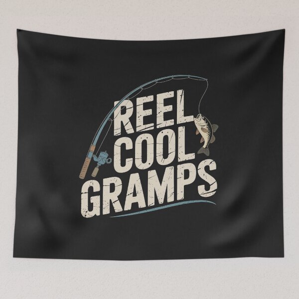 Item preview, Reel Cool Gramps vintage funny fishing rod gifts for Gramps designed and sold by TAYLOROUSDALE.