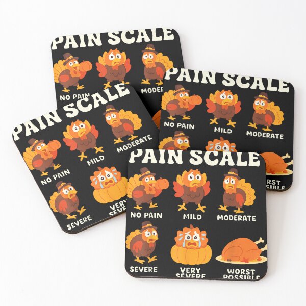 Item preview, Turkey Pain Scale - Nurse Trauma Thanksgiving designed and sold by Mehouter54.