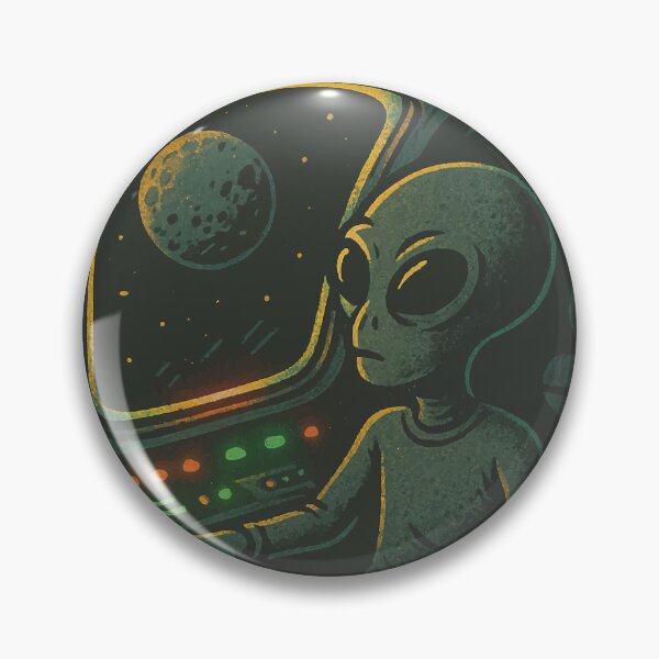 Item preview, Abduction Encounters Vintage Alien Cockpit designed and sold by CamaleonDesigns.