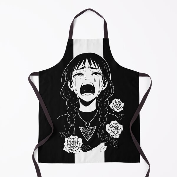 Aperçu de l'œuvre Fille qui pleure avec des roses créée et vendue par CamaleonDesigns.