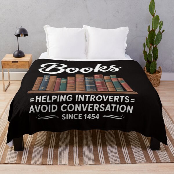 Item preview, Books helping introverts avoid conversation designed and sold by RatCurry.