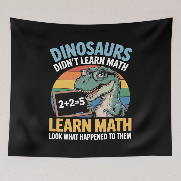 Item preview, Dinosaurs Didn't Learn Math Teacher designed and sold by ShelFisher.