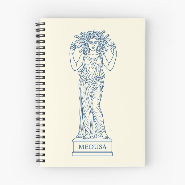 Item preview, Mythic Medusa Statue Line Art designed and sold by CamaleonDesigns.