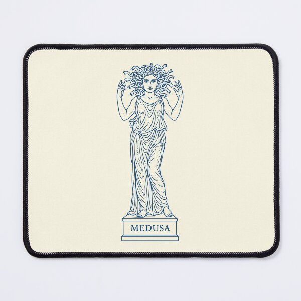 Item preview, Mythic Medusa Statue Line Art designed and sold by CamaleonDesigns.