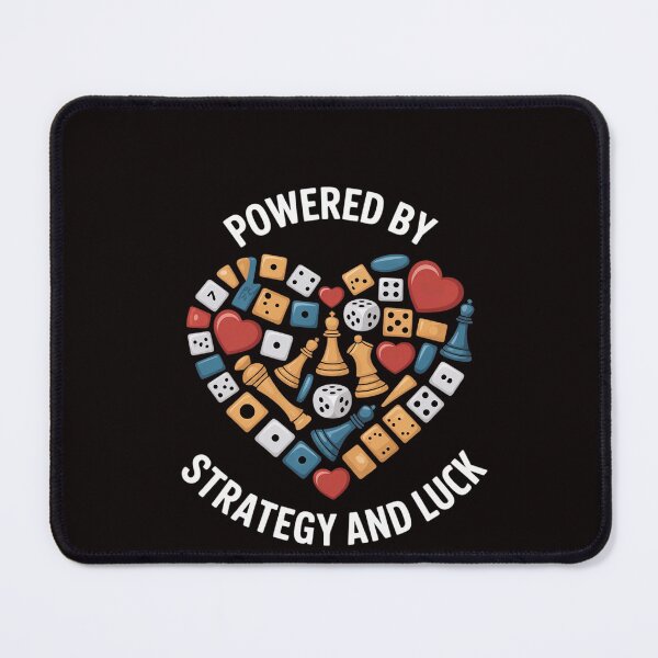 Item preview, Board Gamer Heart Fueled by Strategy and Luck designed and sold by RatCurry.